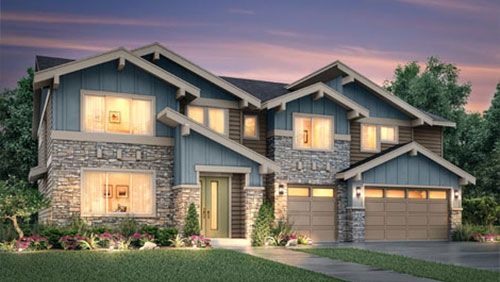 Elevation drawing for a Home Plans NW garage or accessory dwelling unit plan