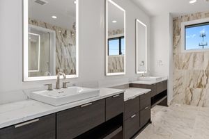 Custom bathroom by Home Plans NW