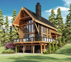 Plan rendering by Home Plans NW