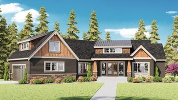 Plan rendering by Home Plans NW