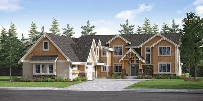 Plan rendering by Home Plans NW
