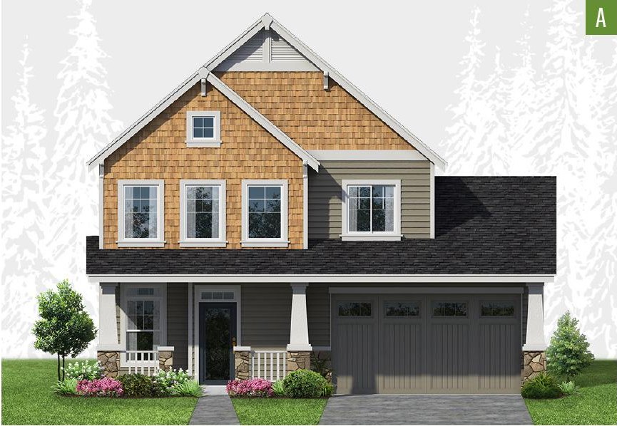 Exterior elevation of Home Plans NW Plan 1324