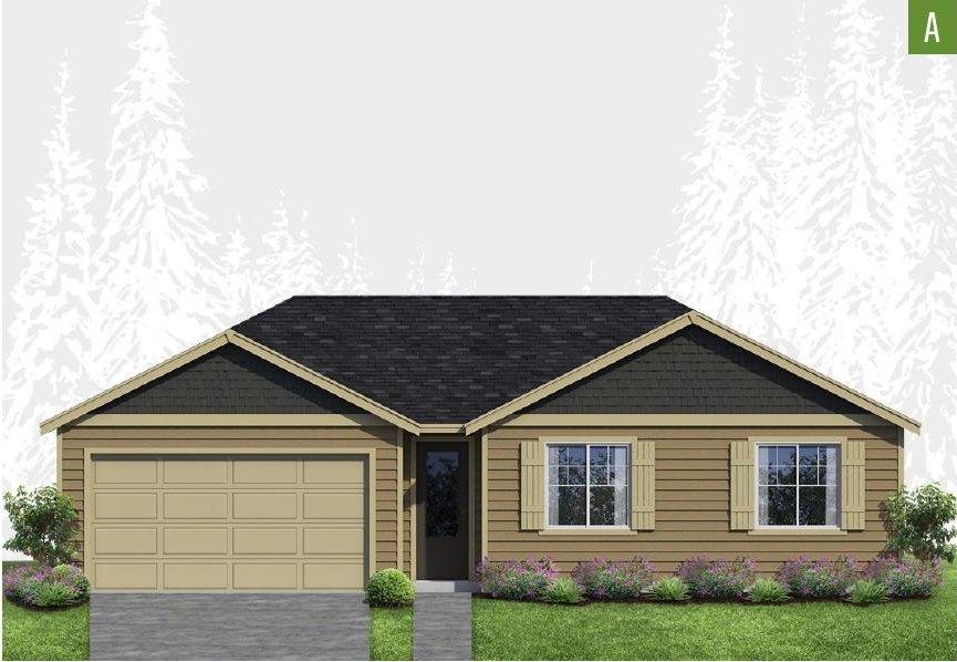Exterior elevation of Home Plans NW Plan 1326-AB