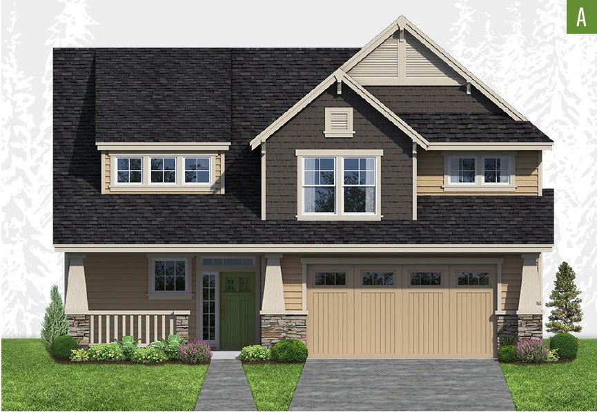 Exterior elevation of Home Plans NW Plan 1591
