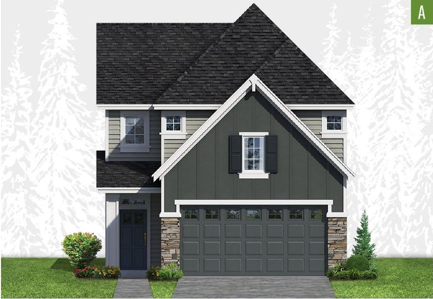 Exterior elevation of Home Plans NW Plan 1602