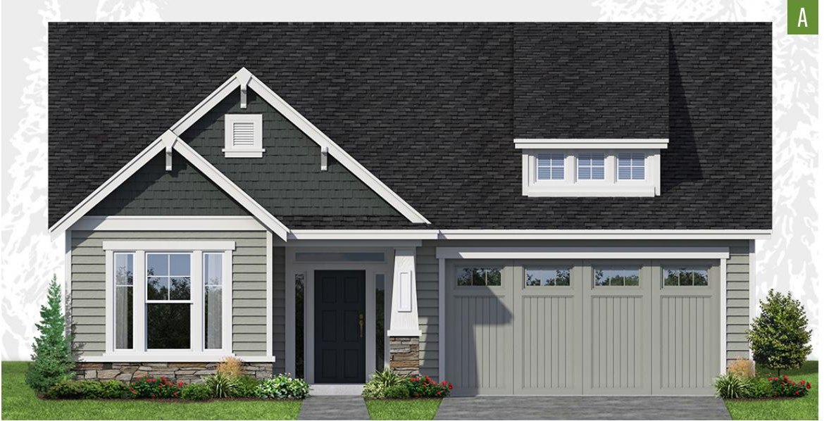 Exterior elevation of Home Plans NW Plan 1656-A