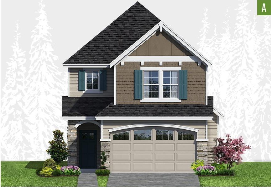 Exterior elevation of Home Plans NW Plan 1722