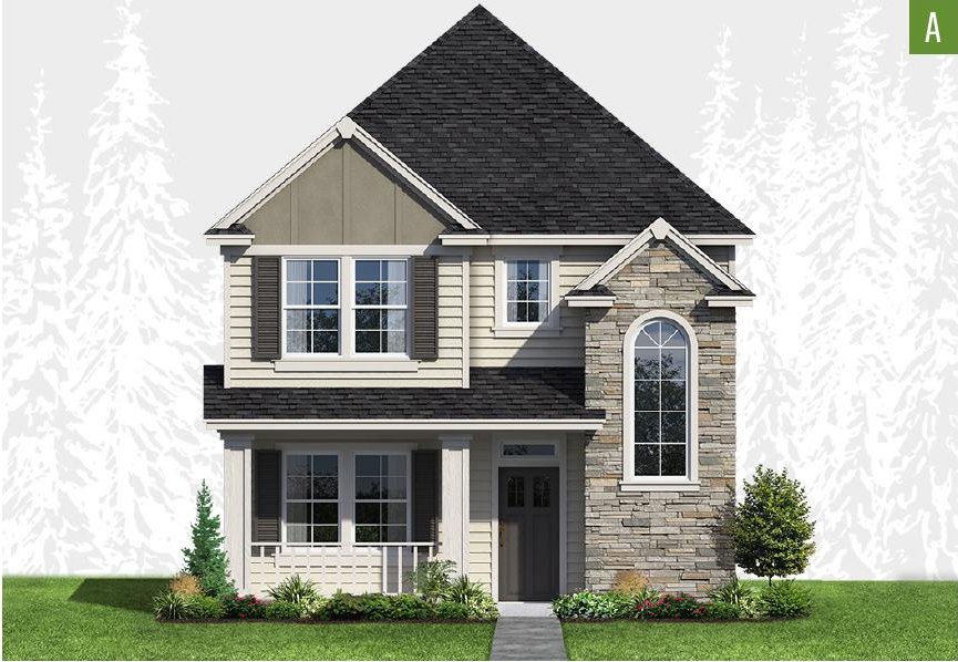 Exterior elevation of Home Plans NW Plan 1725