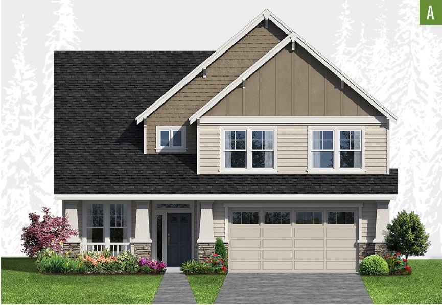 Exterior elevation of Home Plans NW Plan 1732