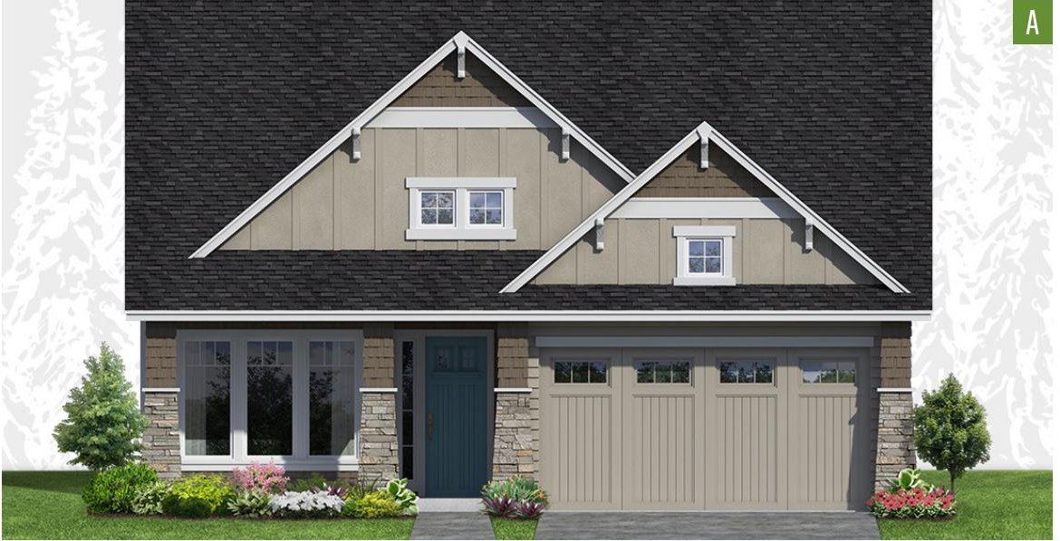 Exterior elevation of Home Plans NW Plan 1772-A