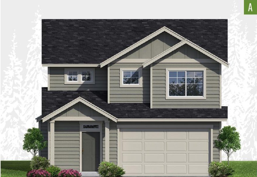 Exterior elevation of Home Plans NW Plan 1800