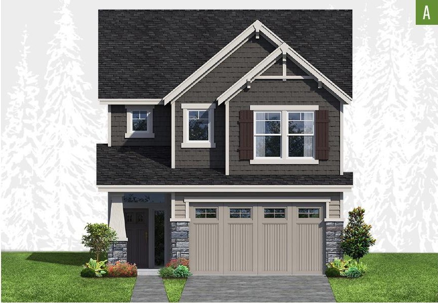 Exterior elevation of Home Plans NW Plan 1813