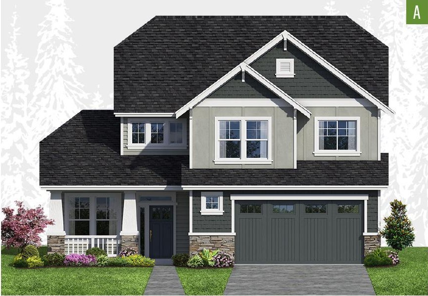 Exterior elevation of Home Plans NW Plan 1815