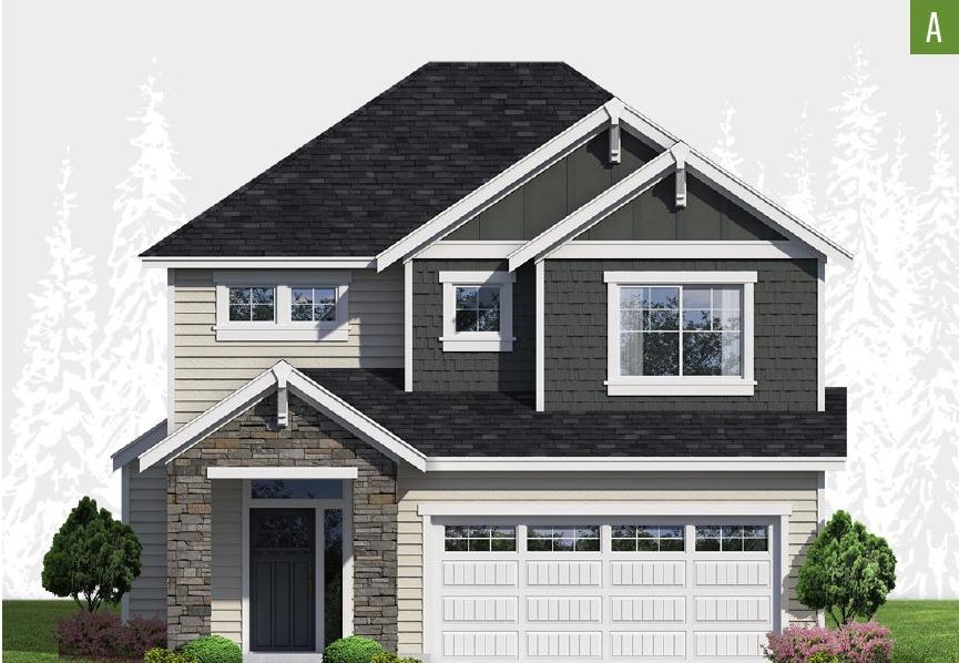 Exterior elevation of Home Plans NW Plan 1818