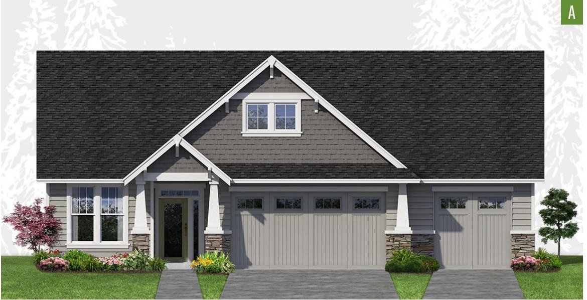 Exterior elevation of Home Plans NW Plan 1831-A