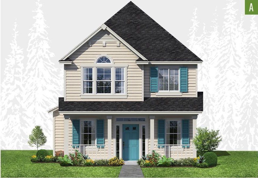 Exterior elevation of Home Plans NW Plan 1994