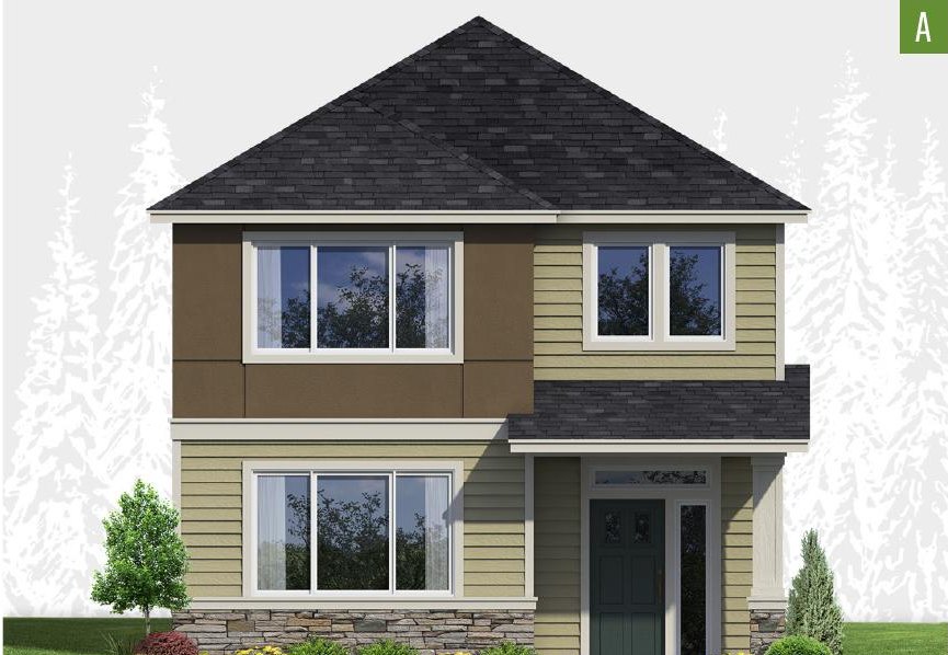 Exterior elevation of Home Plans NW Plan 2012