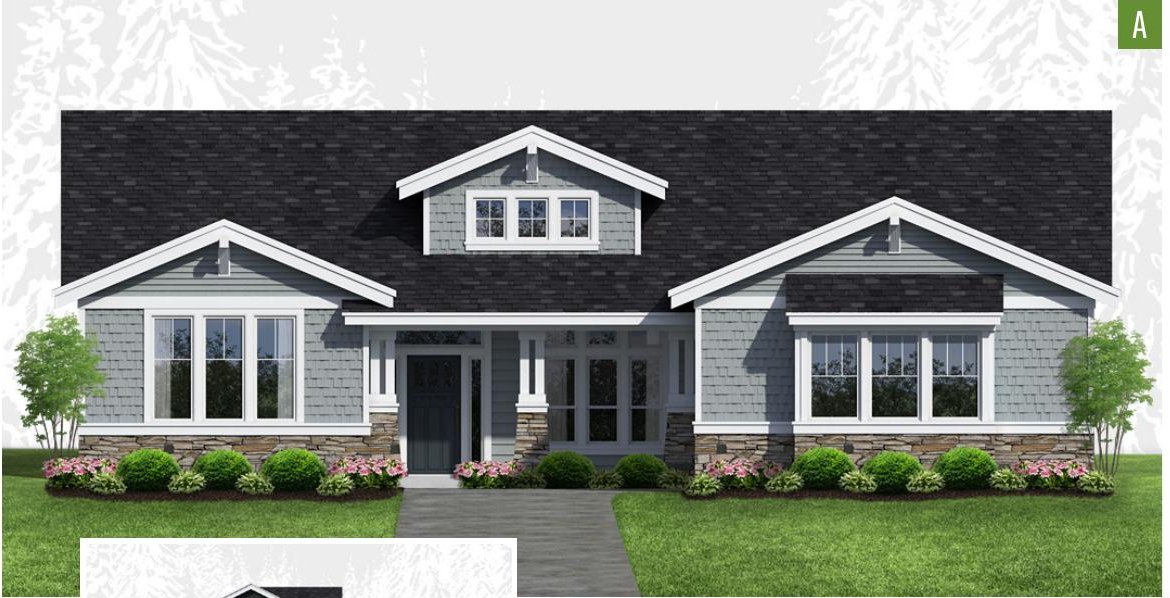 Exterior elevation of Home Plans NW Plan 2016-A
