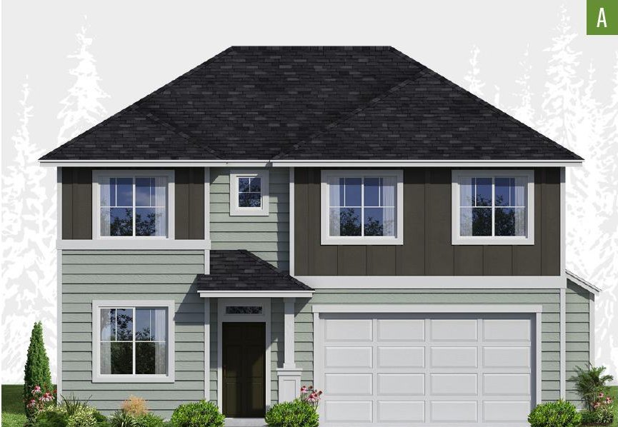 Exterior elevation of Home Plans NW Plan 2046