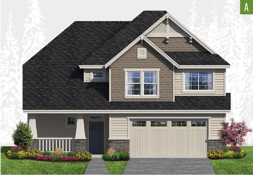 Exterior elevation of Home Plans NW Plan 2083