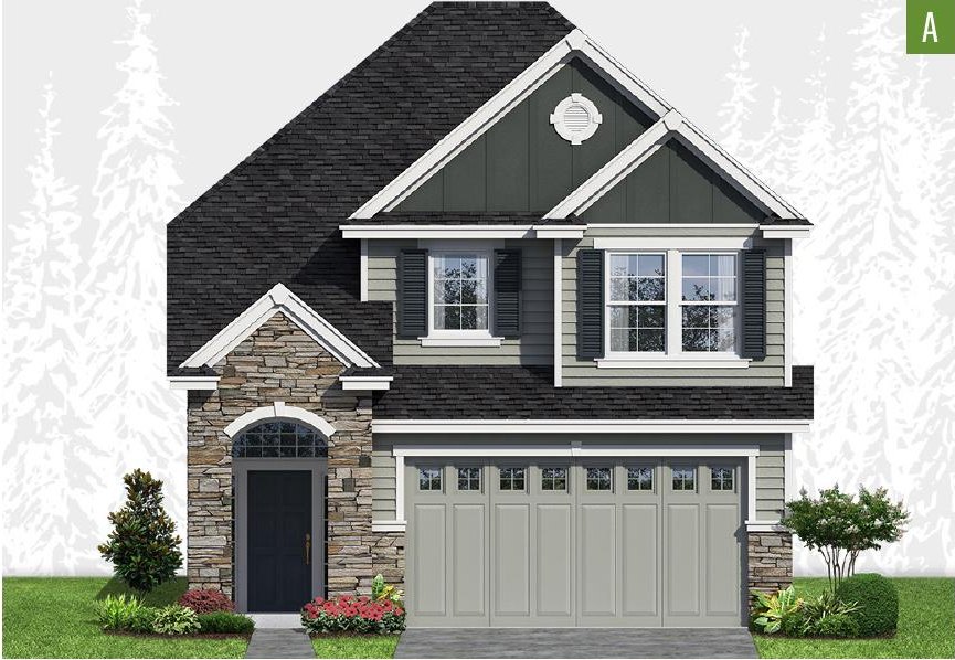 Exterior elevation of Home Plans NW Plan 2084
