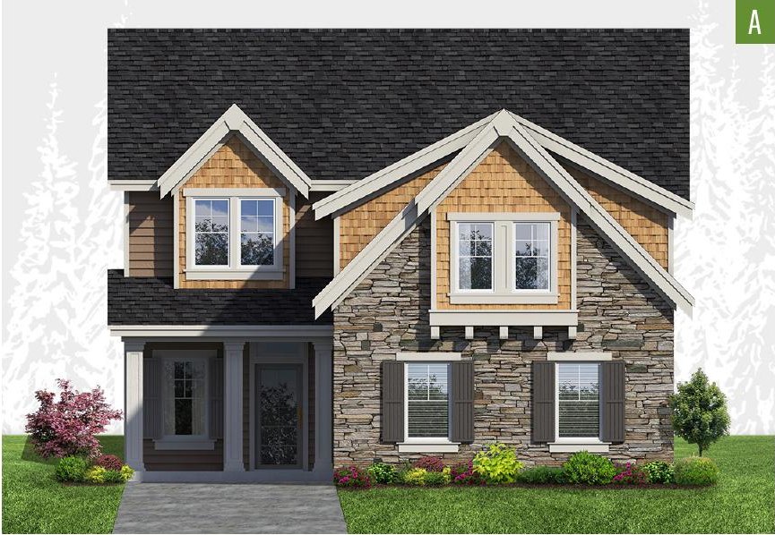 Exterior elevation of Home Plans NW Plan 2108