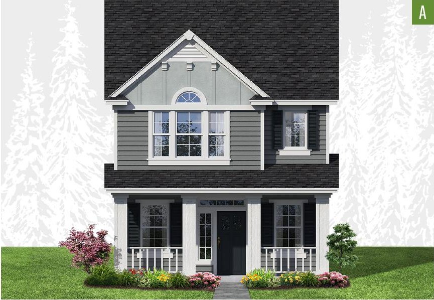 Exterior elevation of Home Plans NW Plan 2118