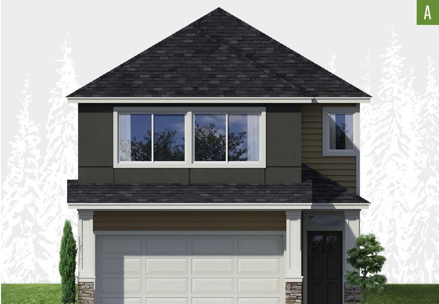 Exterior elevation of Home Plans NW Plan 2174