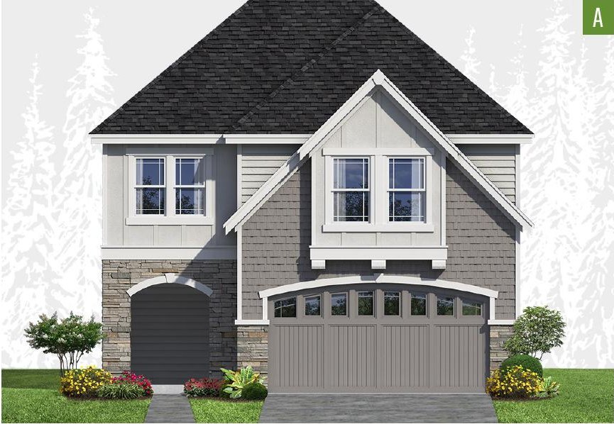 Exterior elevation of Home Plans NW Plan 2210