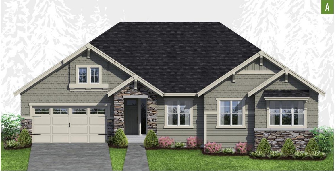 Exterior elevation of Home Plans NW Plan 2232-A