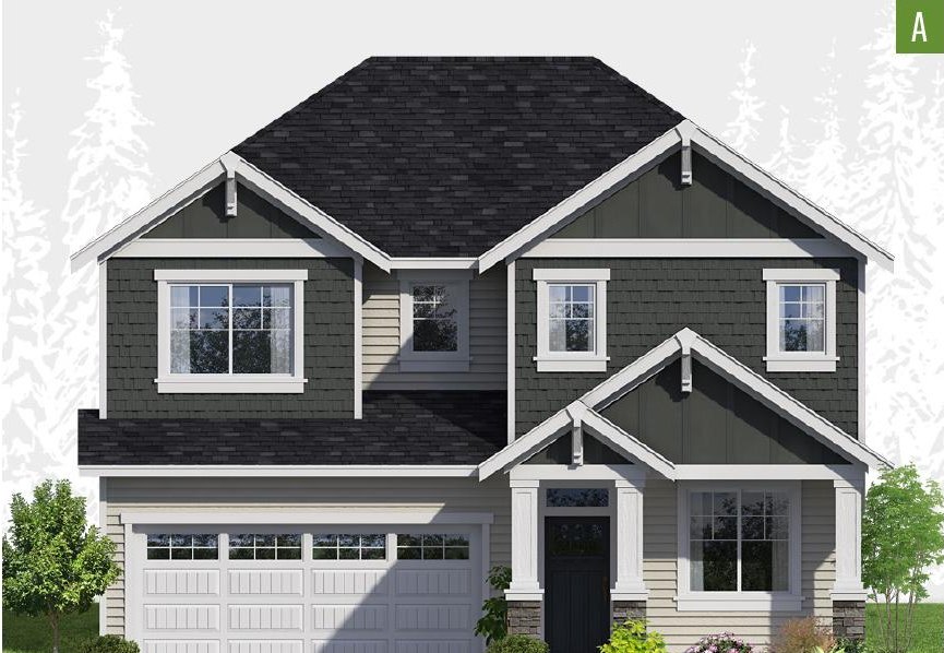 Exterior elevation of Home Plans NW Plan 2240