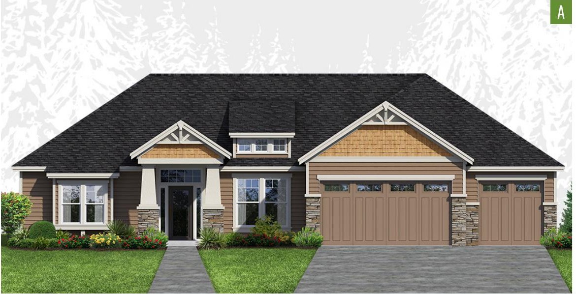 Exterior elevation of Home Plans NW Plan 2246-A
