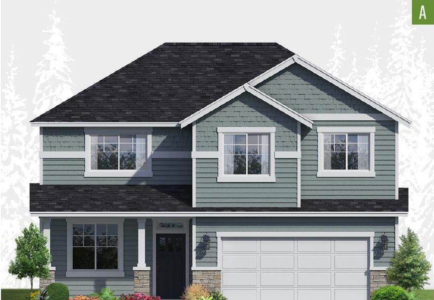 Exterior elevation of Home Plans NW Plan 2290