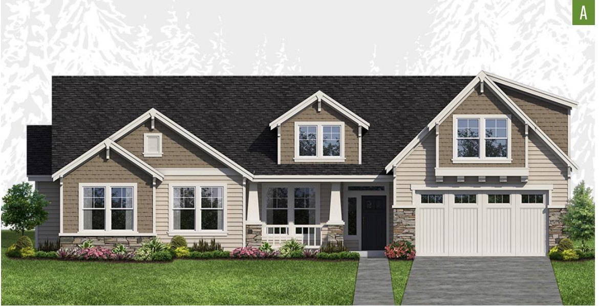 Exterior elevation of Home Plans NW Plan 2317-A