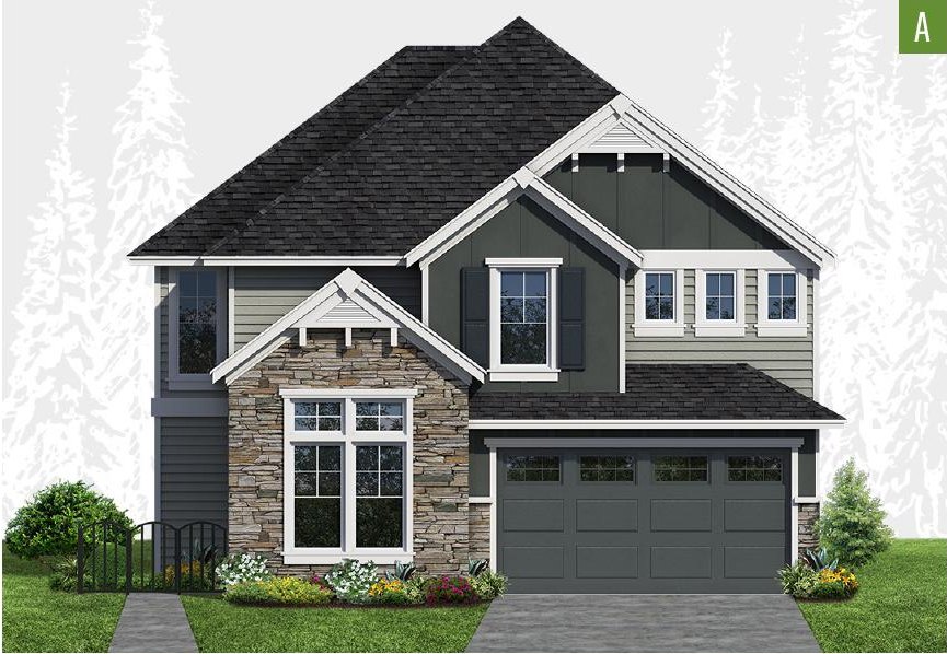 Exterior elevation of Home Plans NW Plan 2326