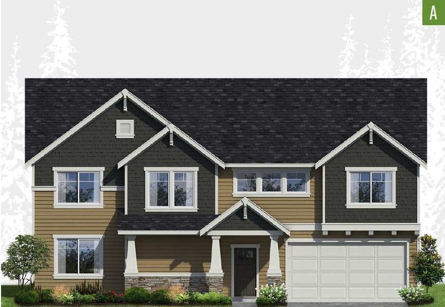 Exterior elevation of Home Plans NW Plan 2334
