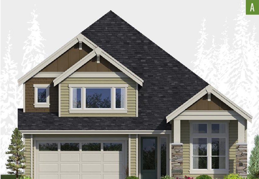 Exterior elevation of Home Plans NW Plan 2338