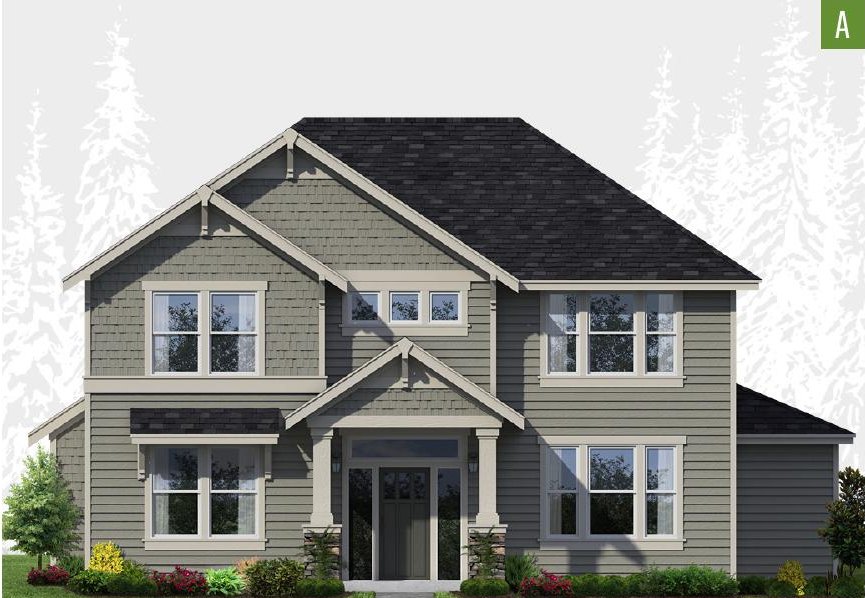 Exterior elevation of Home Plans NW Plan 2355