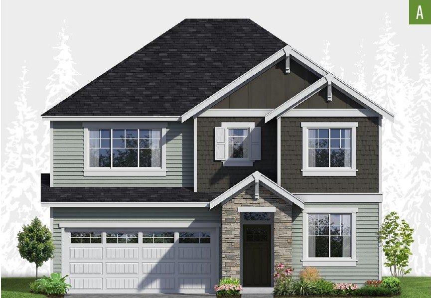 Exterior elevation of Home Plans NW Plan 2414