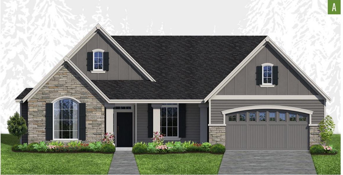 Exterior elevation of Home Plans NW Plan 2422-A