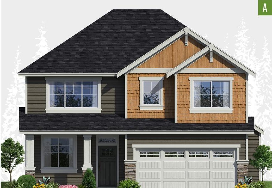 Exterior elevation of Home Plans NW Plan 2422