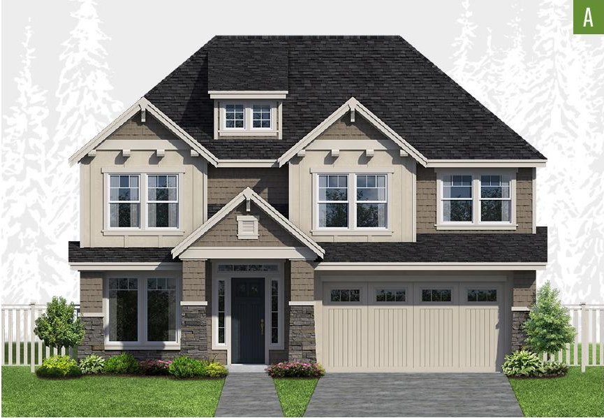 Exterior elevation of Home Plans NW Plan 2448