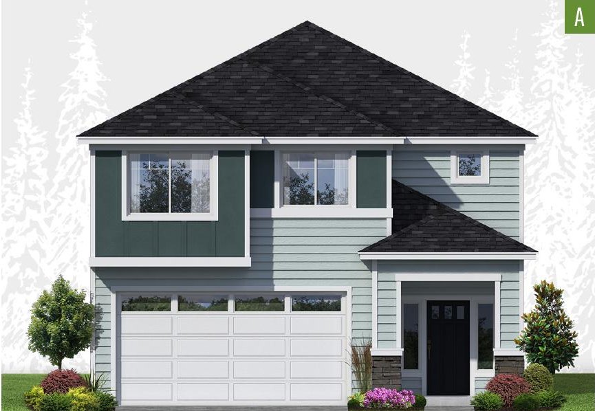 Exterior elevation of Home Plans NW Plan 2450