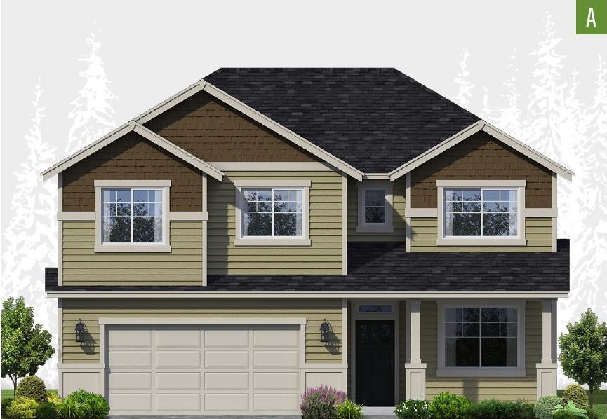 Exterior elevation of Home Plans NW Plan 2484