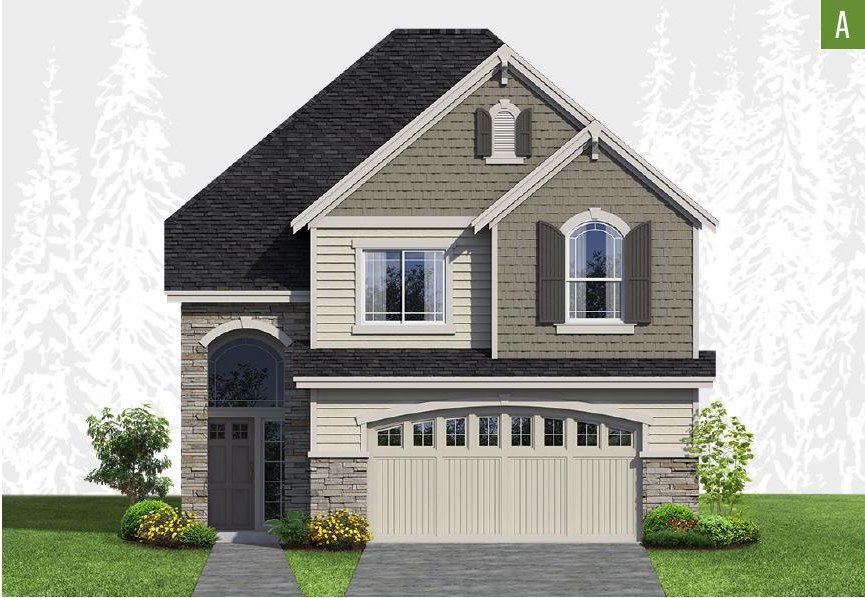 Exterior elevation of Home Plans NW Plan 2499