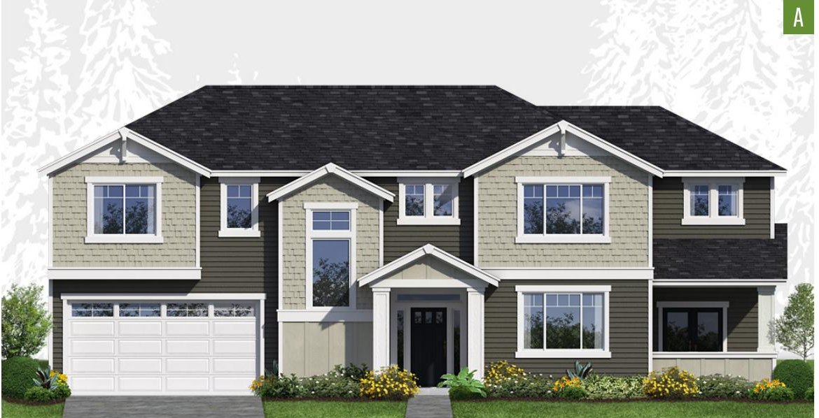 Exterior elevation of Home Plans NW Plan 2504