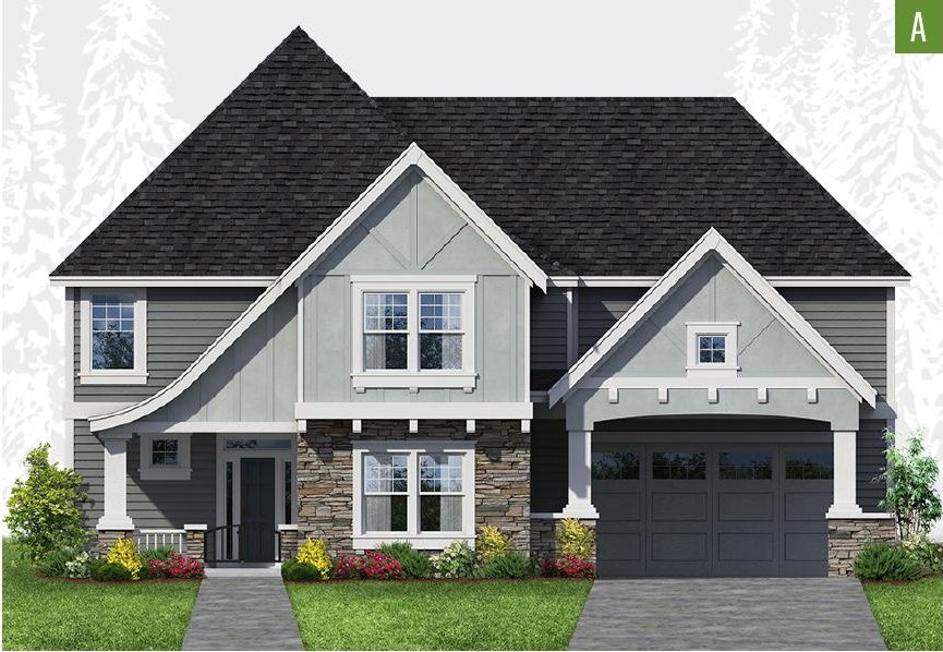 Exterior elevation of Home Plans NW Plan 2518