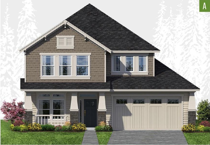 Exterior elevation of Home Plans NW Plan 2520