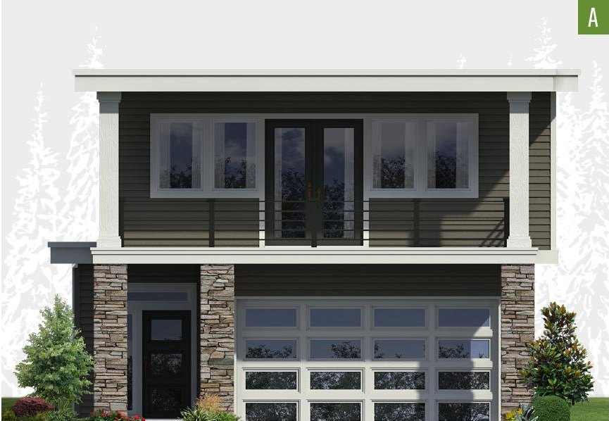 Exterior elevation of Home Plans NW Plan 2526
