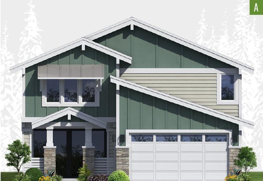 Exterior elevation of Home Plans NW Plan 2529